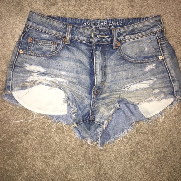 American Eagle Outfitters Pants - High rise jean shorts